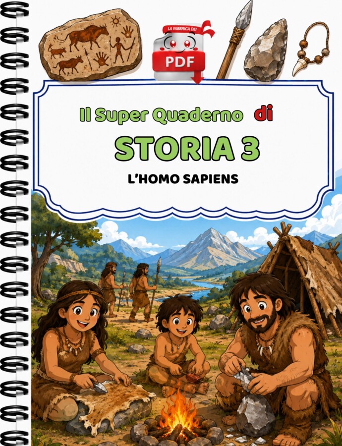 SUPER QUADERNO DI STORIA 3 - l'Homo Sapiens