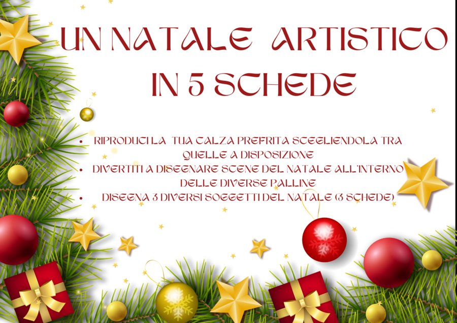 UN NATALE ARTISTICO IN 5 SCHEDE