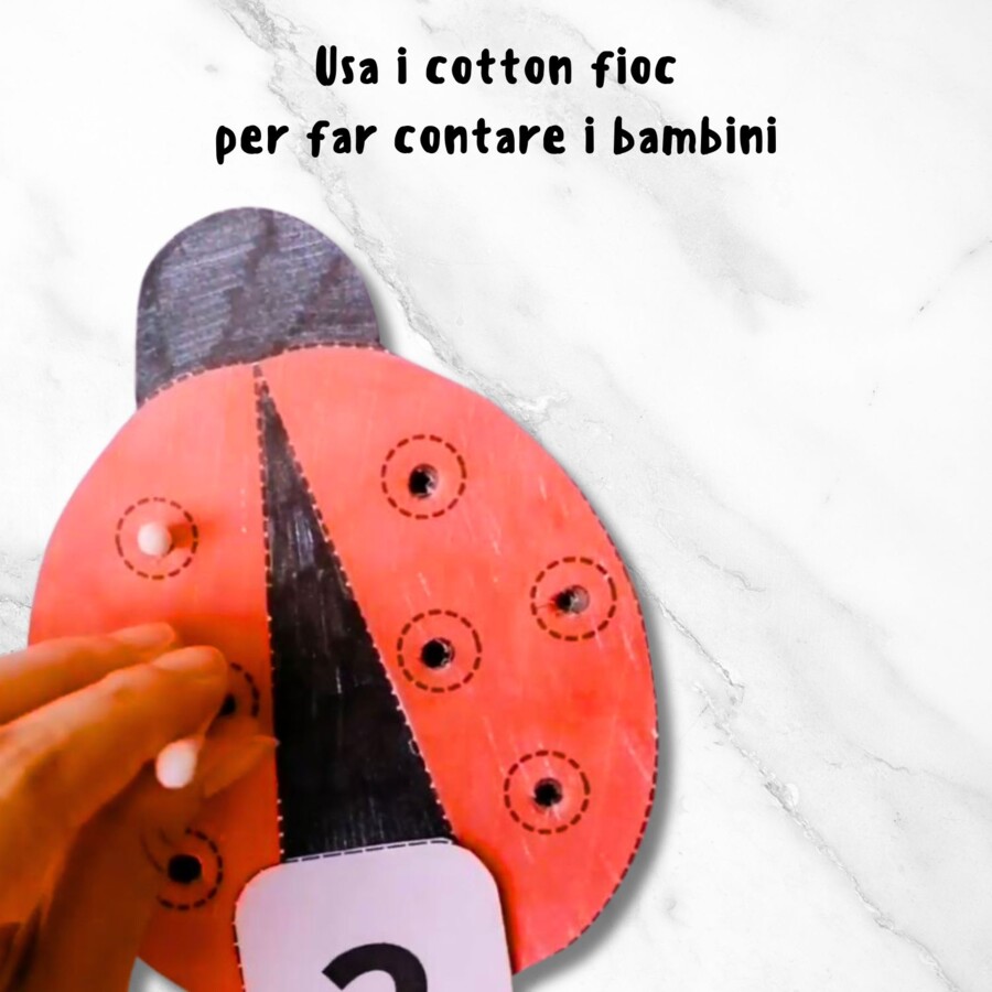 Gioco addizioni con le coccinelle