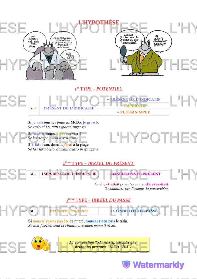 L'hypothèse_règles+exercices