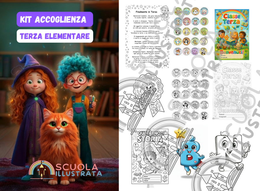 Kit Accoglienza Terza Elementare – Bentornato a scuola
