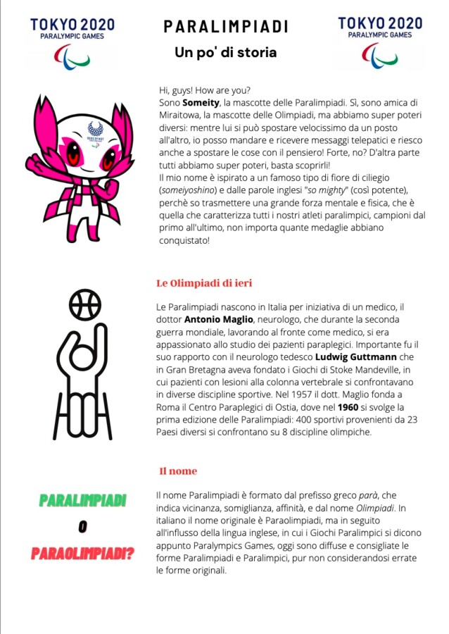 Paralimpiadi Tokyo 2020