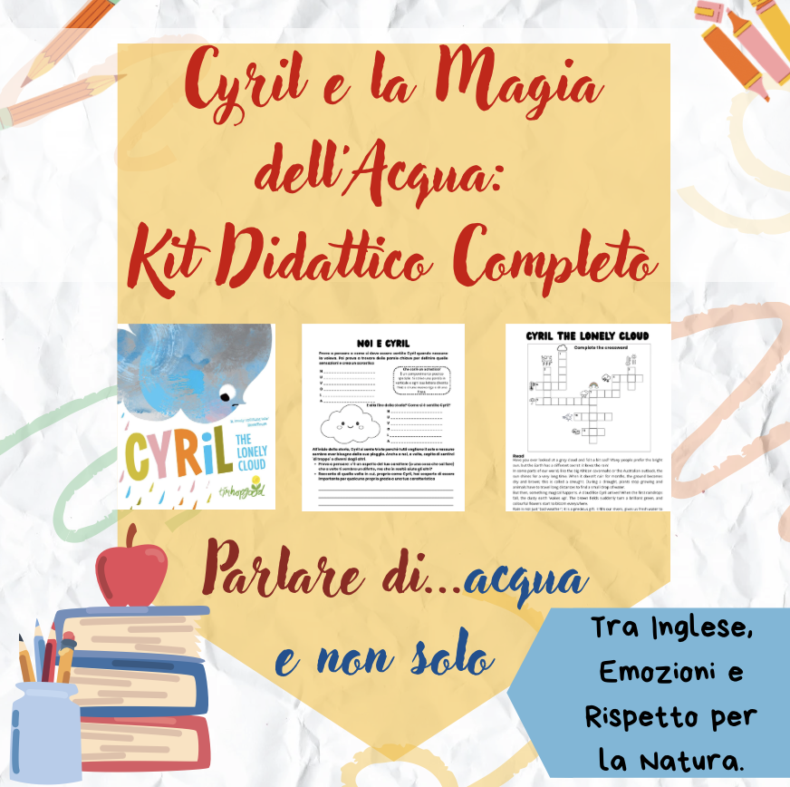 Cyril the lonely cloud - Kit Didattico Multidisciplinare (Inglese, Emozioni, Educazione Civica)