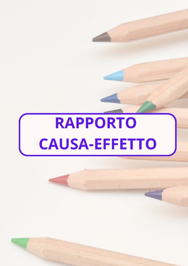 FLASH CARDS CAUSA EFFETTO