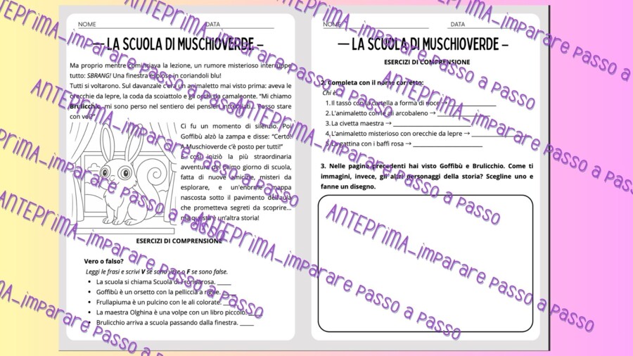 Back to school - Lettura e comprensione