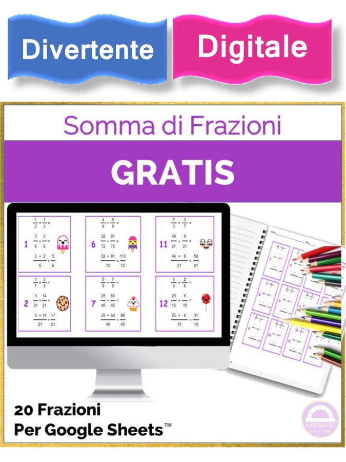 Somma di frazioni GRATIS