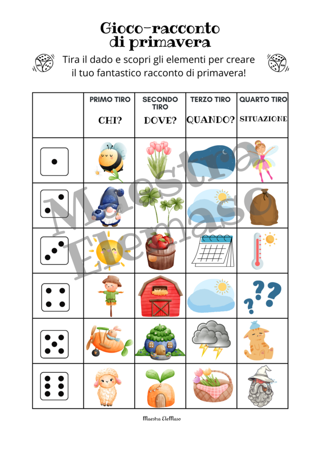 Gioco-racconti di primavera