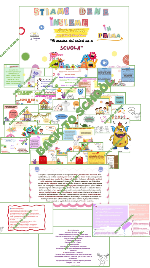 "STIAMO BENE INSIEME... IN PRIMA" PROGETTO -BACK TO SCHOOL-