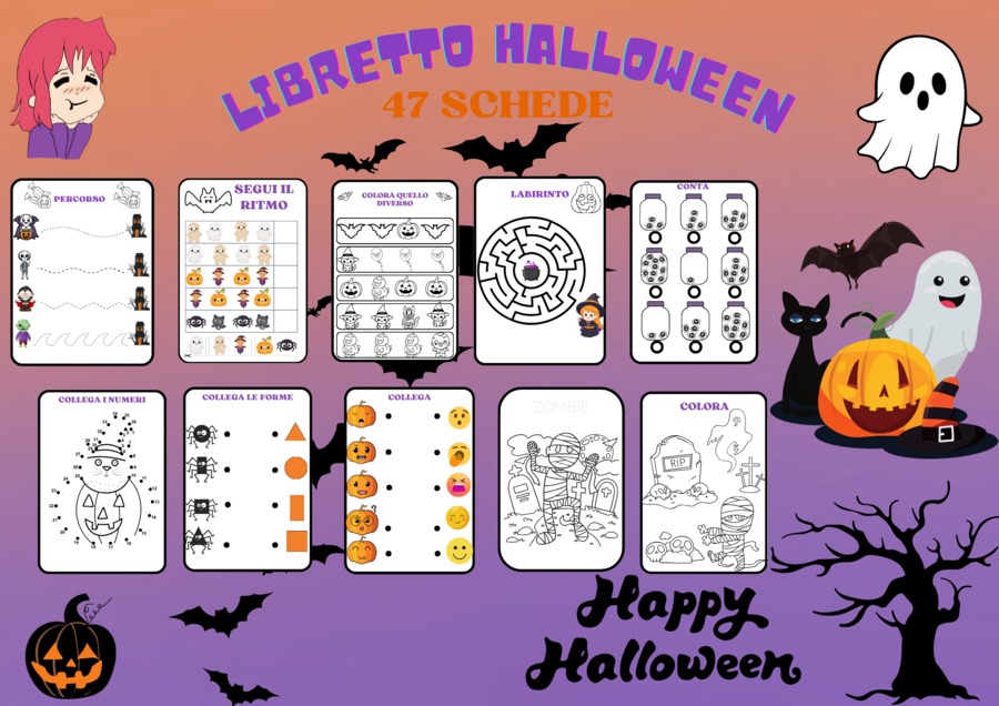libretto di Halloween 47 pagine