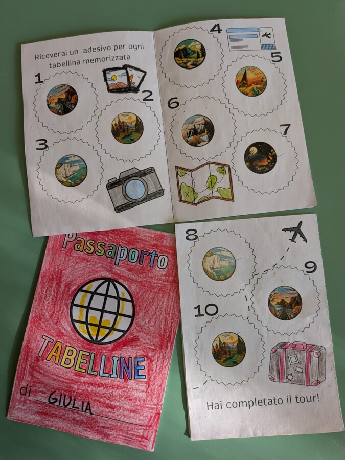 Passaporto delle tabelline