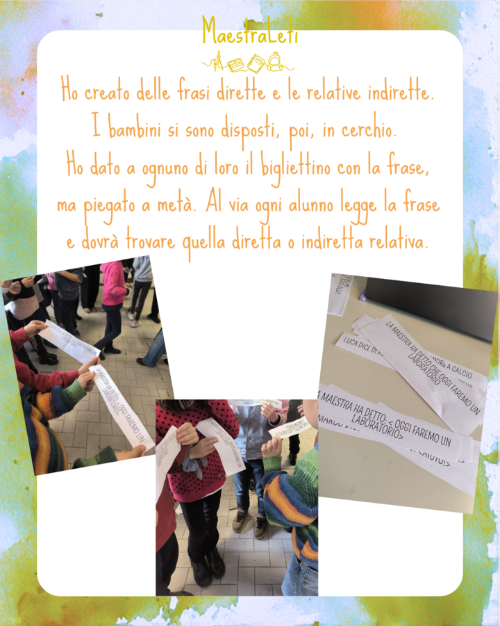 Giochiamo con il discorso diretto e indiretto!