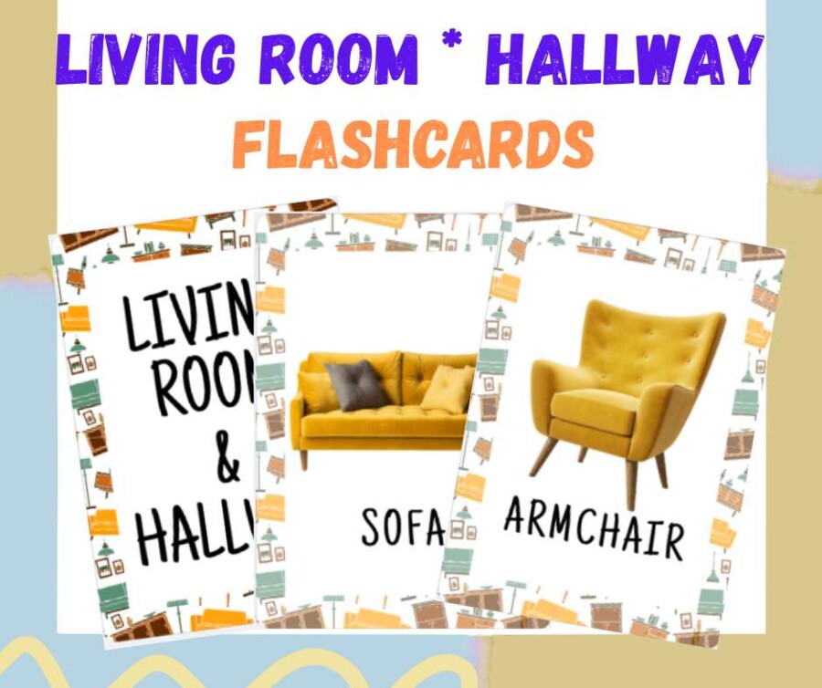 LIVING ROOM, HALLWAY - flashcards