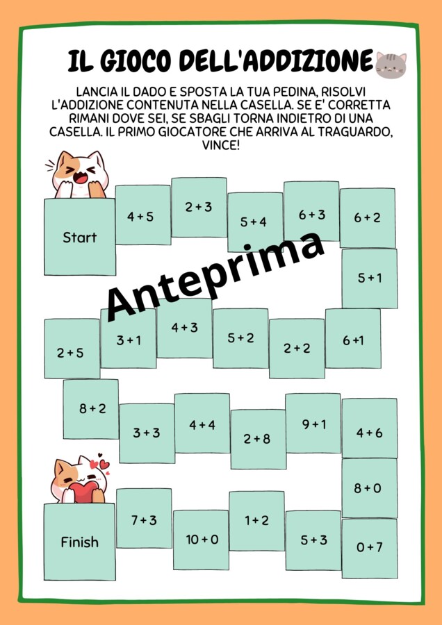 Addizioni entro il 10