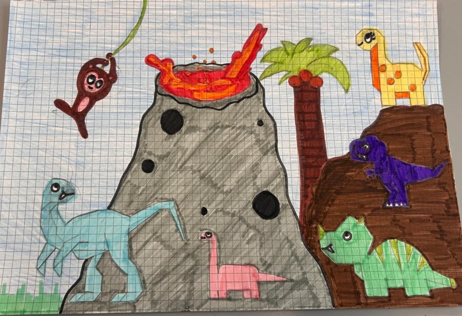 CORNICETTE DINOSAURI di Vita da Mammestra