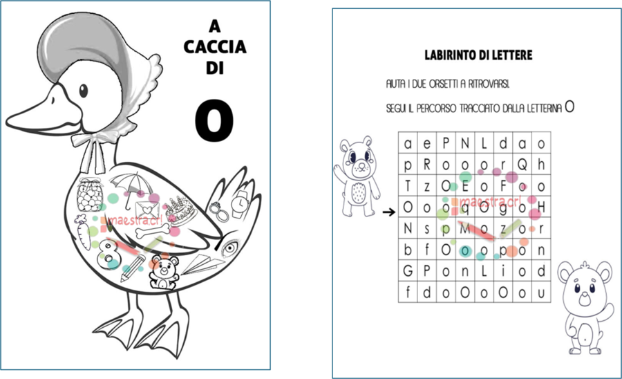 Lettoscrittura - A caccia di O