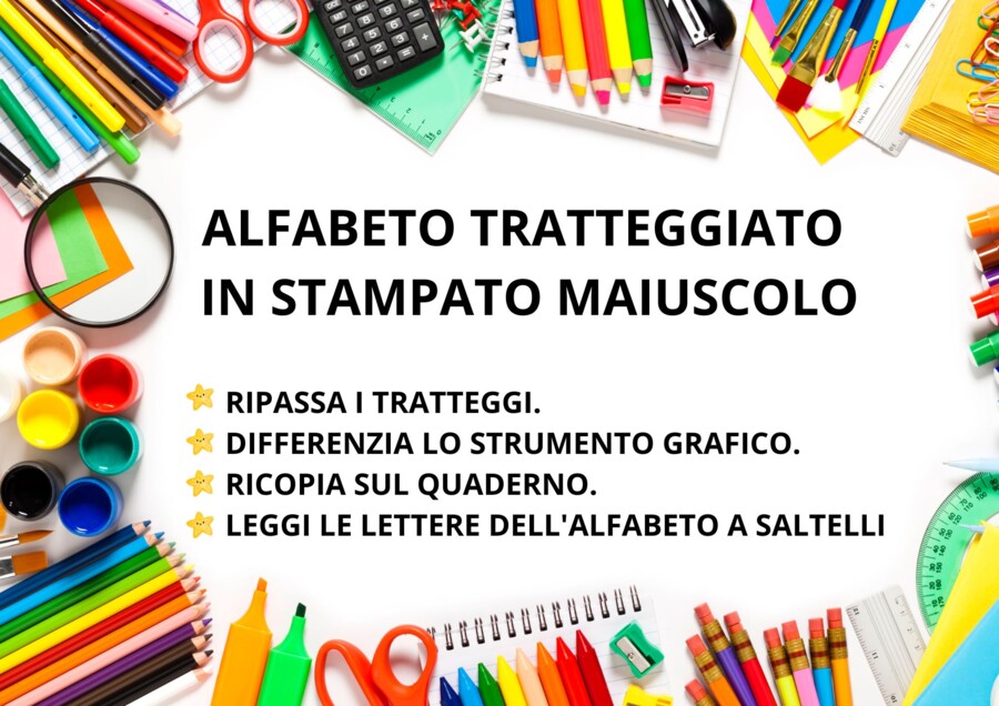 ALFABETO TRATTEGGIATO