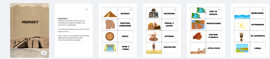 Kit Didattico a Stazioni sui Sumeri per la Classe Quarta – Attività Educative per Scuola Primaria