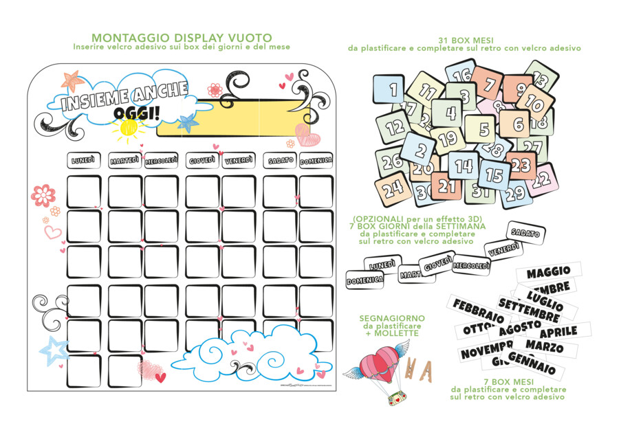 Display CALENDARIO