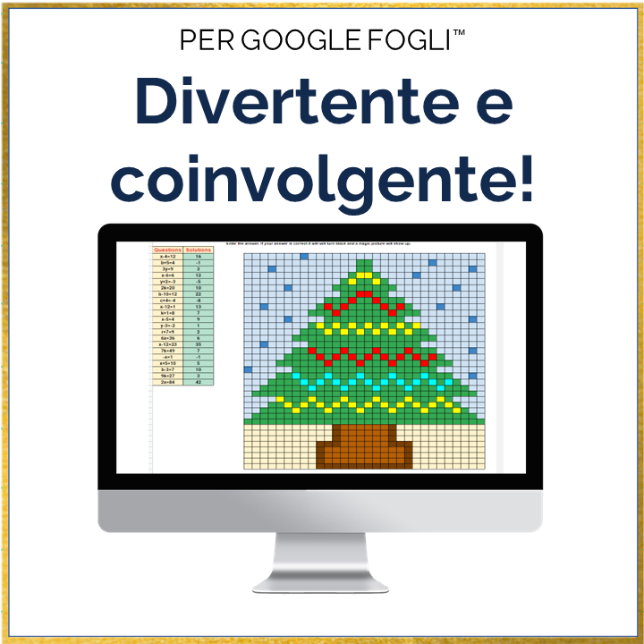 NATALE Semplici equazioni di primo grado