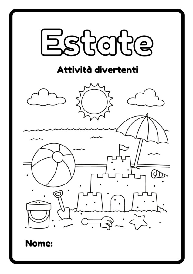 ESTATE: ATTIVITA' PER RICORDARE L'ESTATE