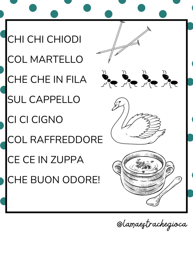 FILASTROCCHE C+G