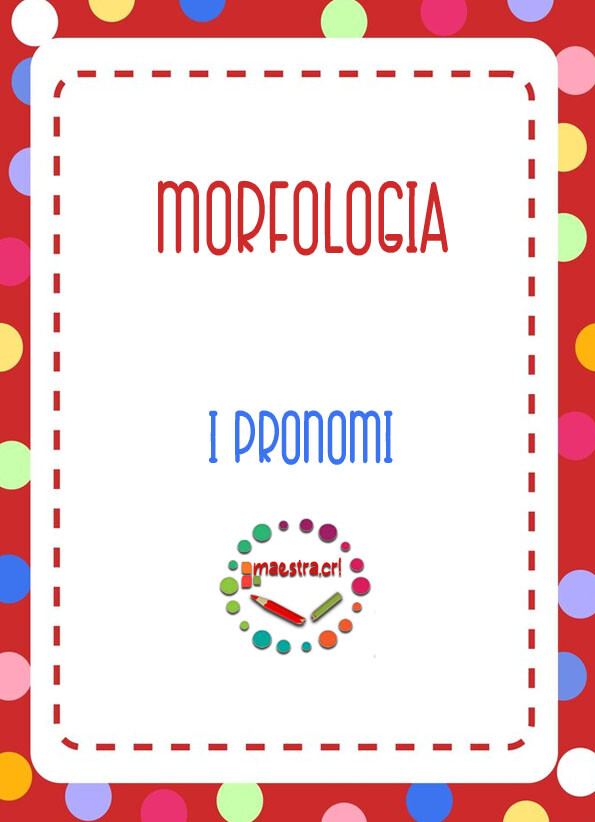 Analisi grammaticale dei pronomi