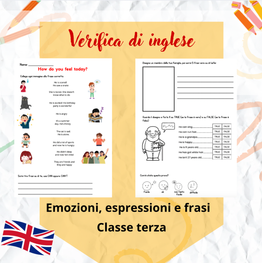 How do you feel today - classe terza inglese