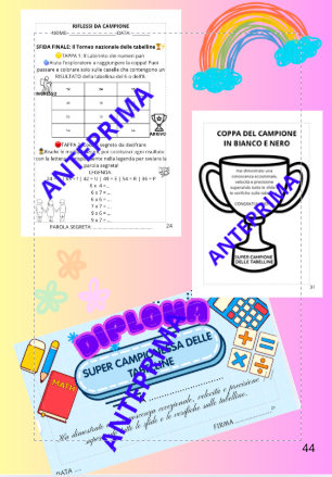 Super tabelline!  🚀 Imparale in classe 2ª, Ripassale in classe 3ª: Quaderno operativo  Inclusivo a tappe