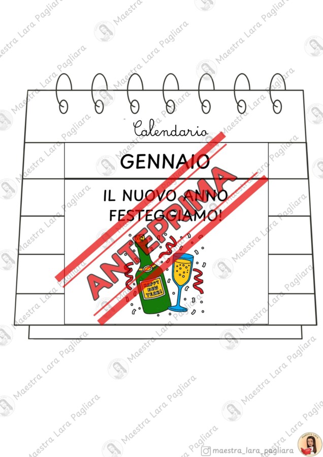Calendario dei mesi dell'anno