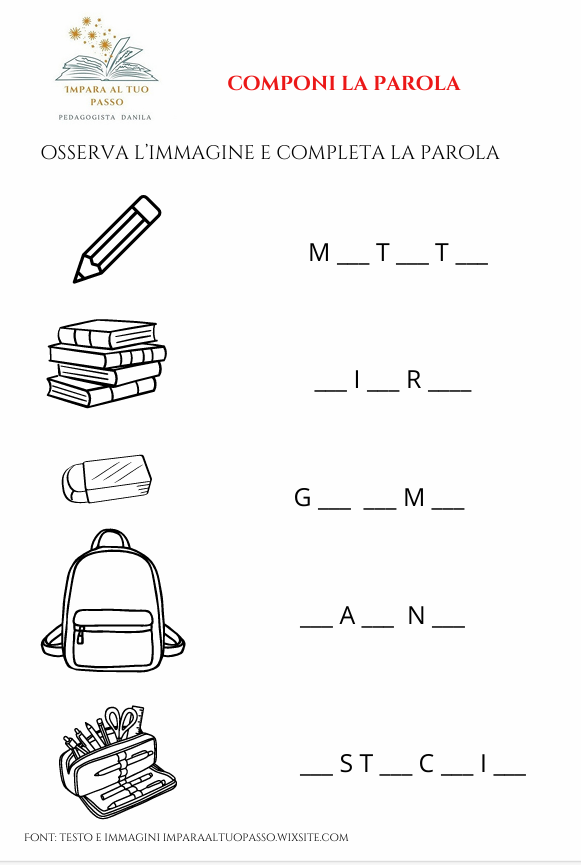Attività di letto-scrittura