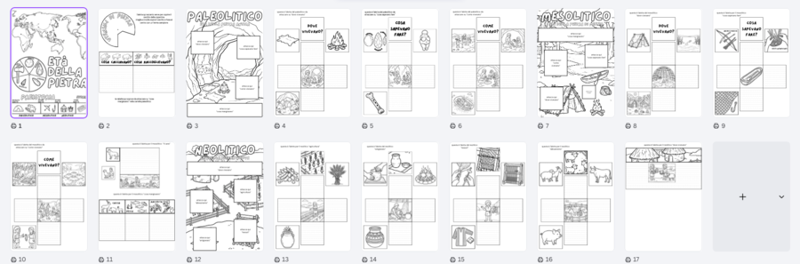 LAPBOOK PREISTORIA — Paleolitico, Mesolitico, Neolitico Un percorso interattivo tra le tre età della pietra