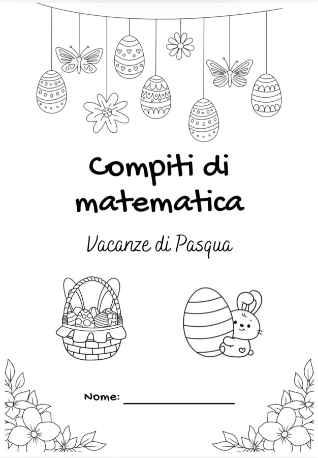 Compiti di matematica di Pasqua