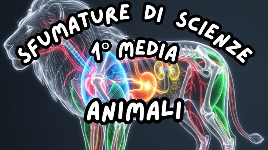 Animali_KIT MULTIMODALE SCIENZE 1°media_slide+ infografica+ mappa mentale+ disegno da colorare+VERIFICA LE COMPETENZE+OMAGGIO:VIDEO&PODCAST