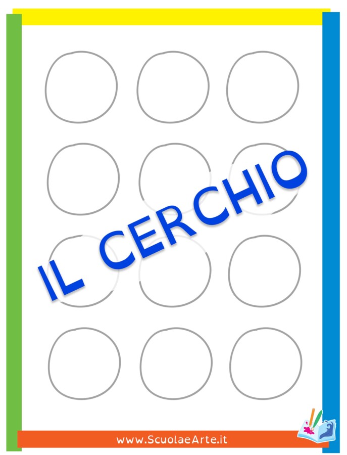 Disegno con le forme: il cerchio