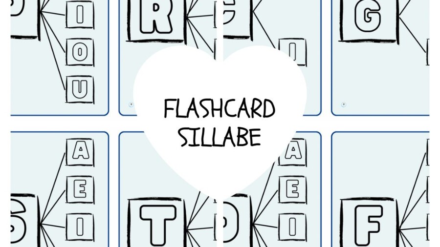 FLASHCARD SULLE SILLABE