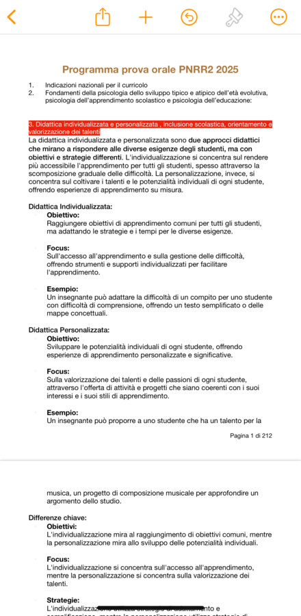Prova orale PNRR 2 Teoria Allegato A Primaria Posto Comune