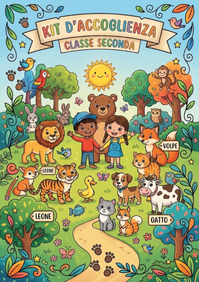 🐾 KIT ACCOGLIENZA CLASSE SECONDA: "AMICI ANIMALI"