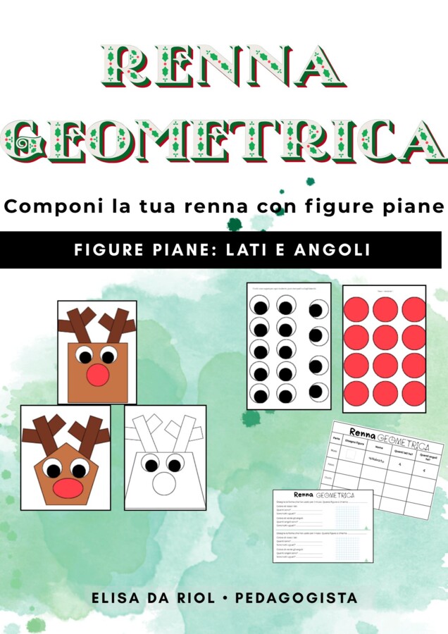 La Renna Geometrica – Attività natalizia di Geometria e Tecnologia