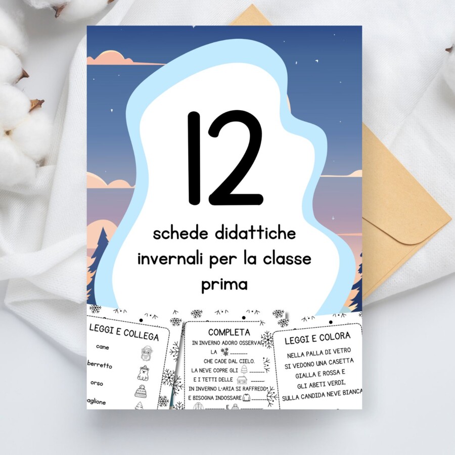 Schede didattiche inverno classe prima