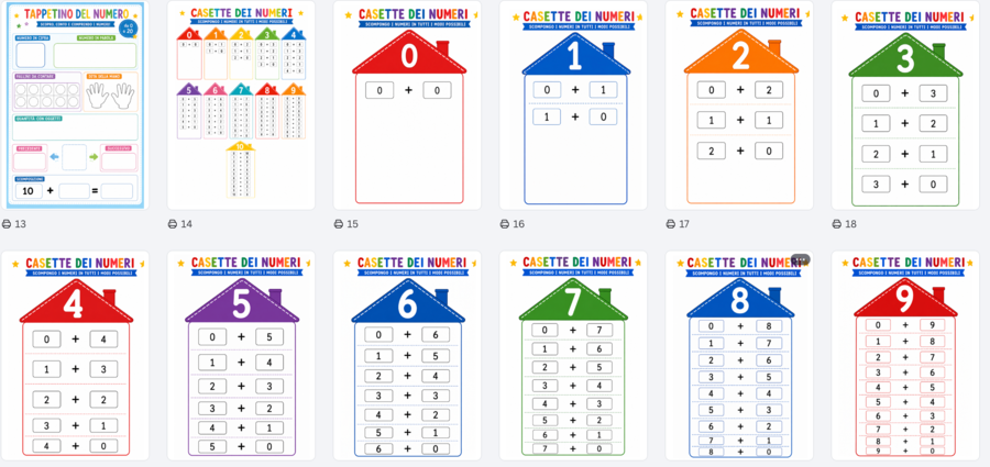 Matematica con le Mani – Kit Manipolativo 0-20