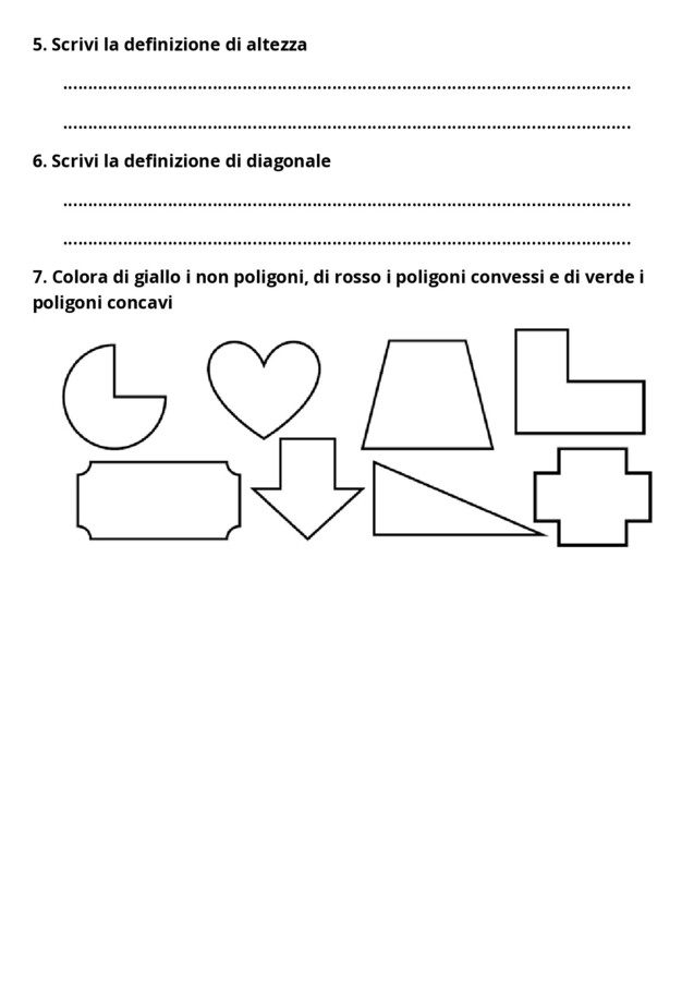 Esercizi di geometria sui poligoni