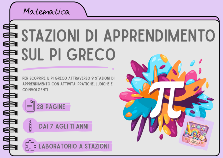 STAZIONI DI APPRENDIMENTO SUL PI GRECO - PI GRECO LAB - di Vita da Mammestra
