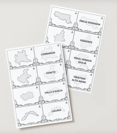 Italia settentrionale - Carte regioni