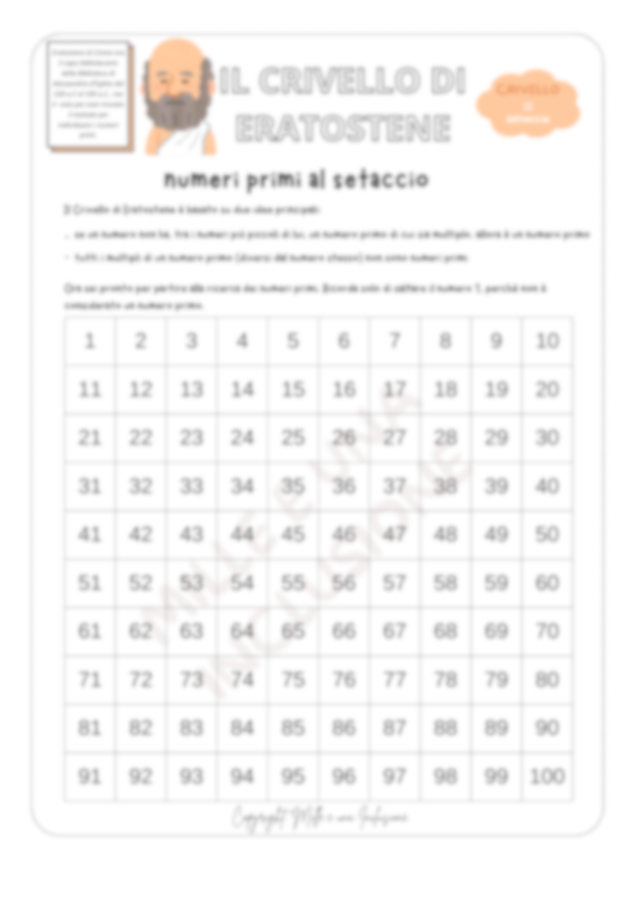 Il crivello di Eratostene