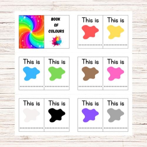 Libretti dei colori in inglese