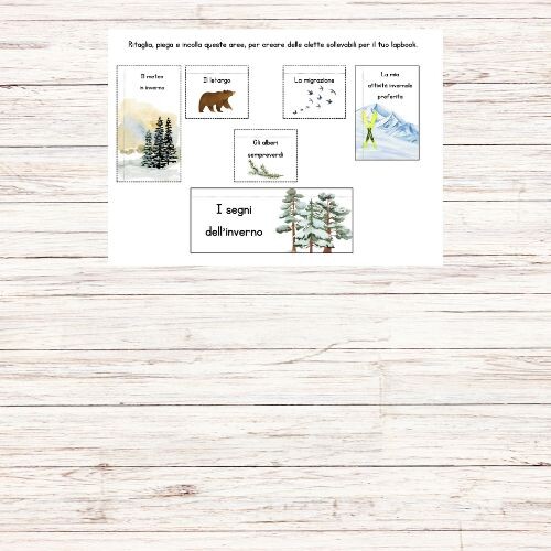 Lapbook sull'inverno
