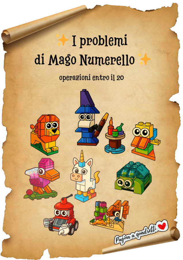 I problemi di Mago Numerello, operazioni entro il 20