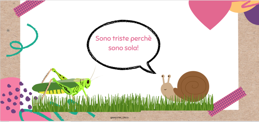 LA STORIA DELLA DECINA. La chiocciolina solitaria