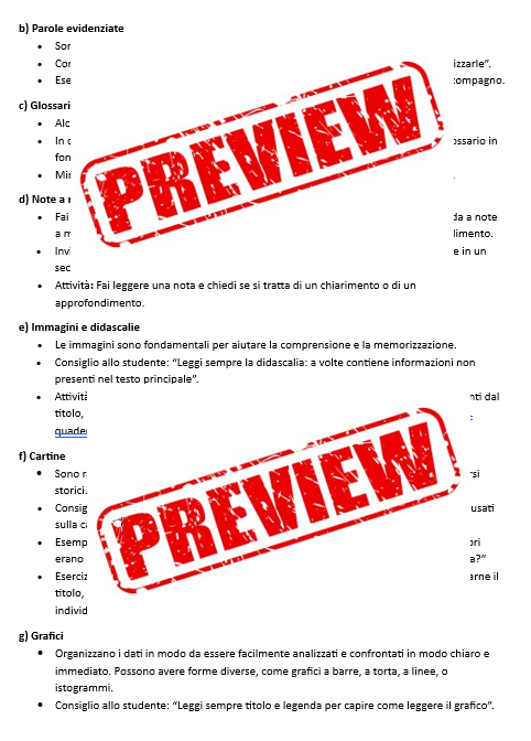 Lezione per imparare ad usare il libro di testo
