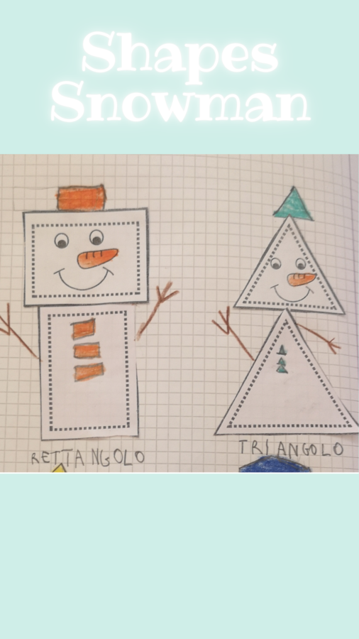 Shapes snowman